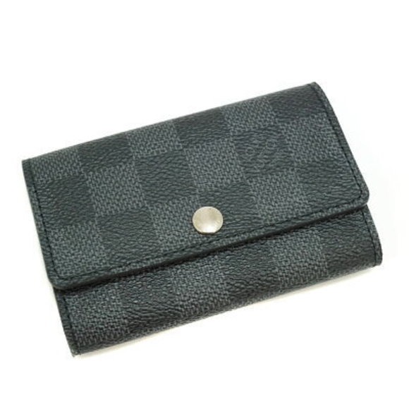 Louis Vuitton Multicle Key Case Black Damier Graphite Black - Picture 1 of 6
